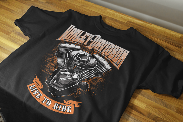 Kids Harley Davidson Evo Engine Tee